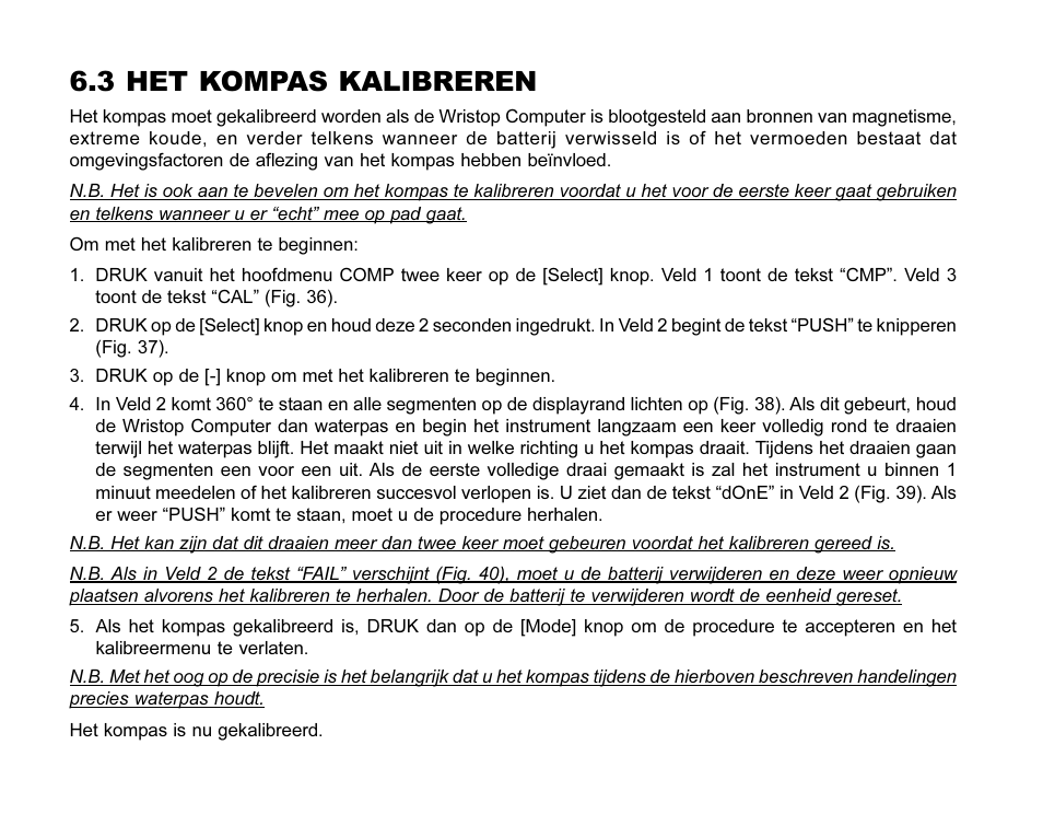 3 het kompas kalibreren | SUUNTO MARINER | REGATTA | YACHTSMAN User Manual | Page 217 / 288