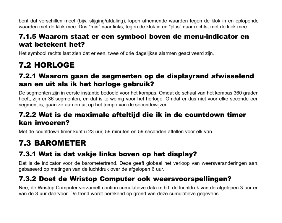 2 horloge, 3 barometer | SUUNTO MARINER | REGATTA | YACHTSMAN User Manual | Page 219 / 288