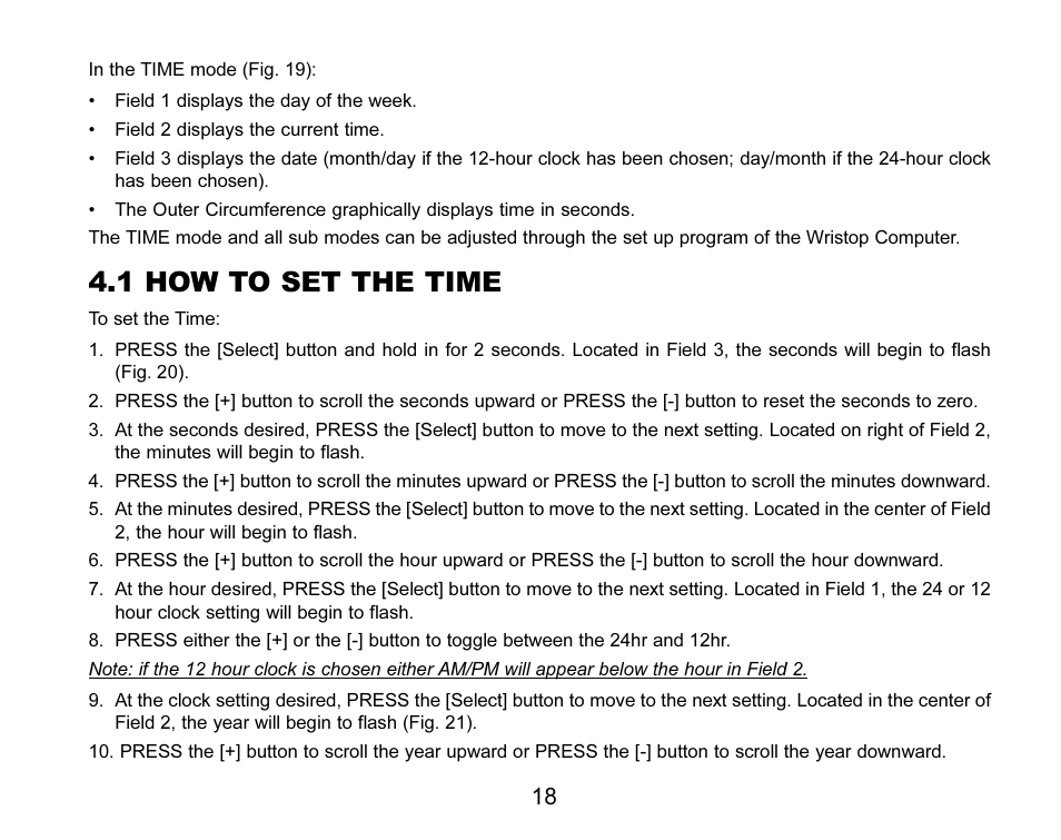 1 how to set the time | SUUNTO MARINER | REGATTA | YACHTSMAN User Manual | Page 25 / 288