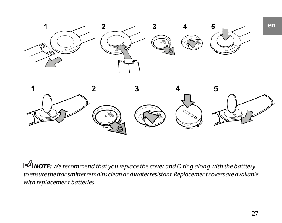 SUUNTO t1c User Manual | Page 28 / 37