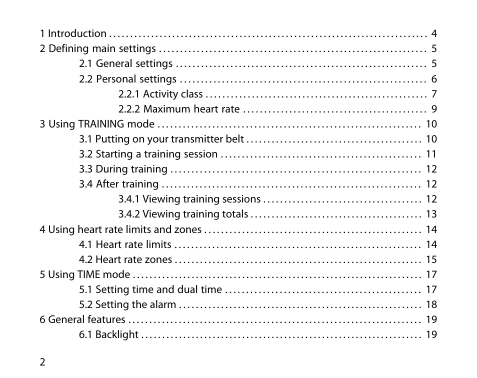 SUUNTO t1c User Manual | Page 3 / 37