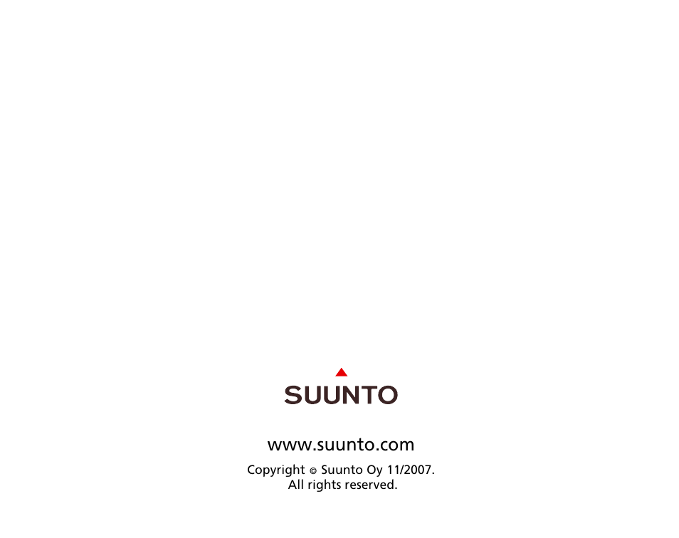 SUUNTO t1c User Manual | Page 37 / 37