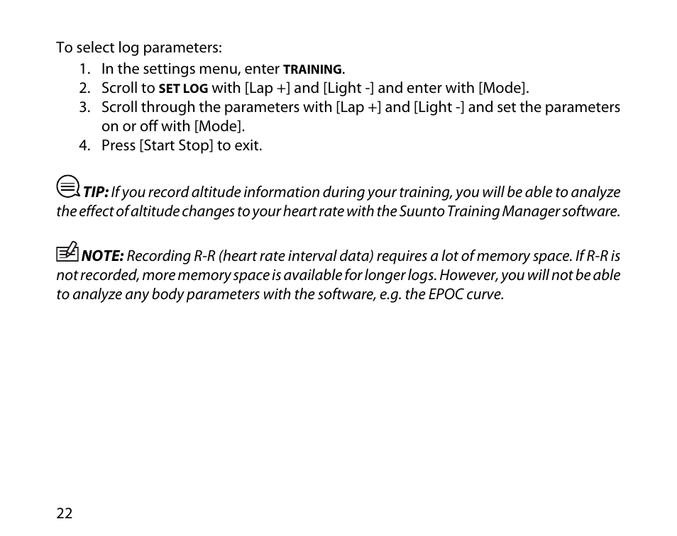 SUUNTO T6C User Manual | Page 23 / 52