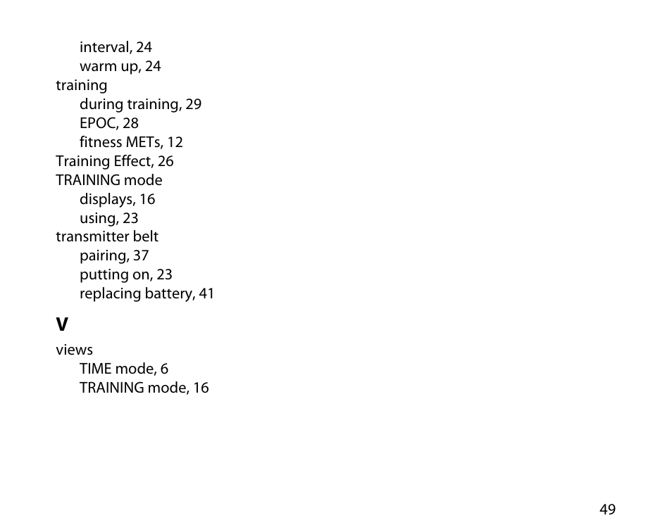 SUUNTO T6C User Manual | Page 50 / 52