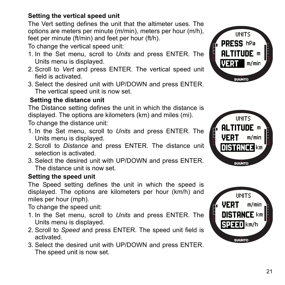 SUUNTO X9_en. User Manual | Page 23 / 100