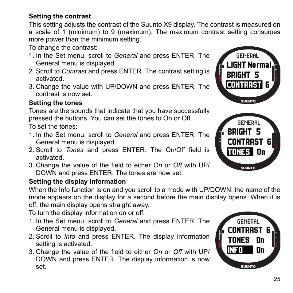 SUUNTO X9_en. User Manual | Page 27 / 100