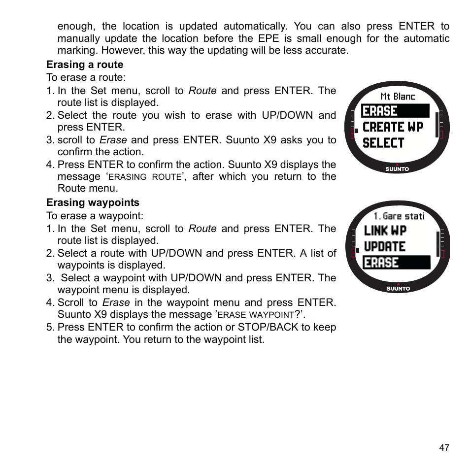 SUUNTO X9_en. User Manual | Page 49 / 100