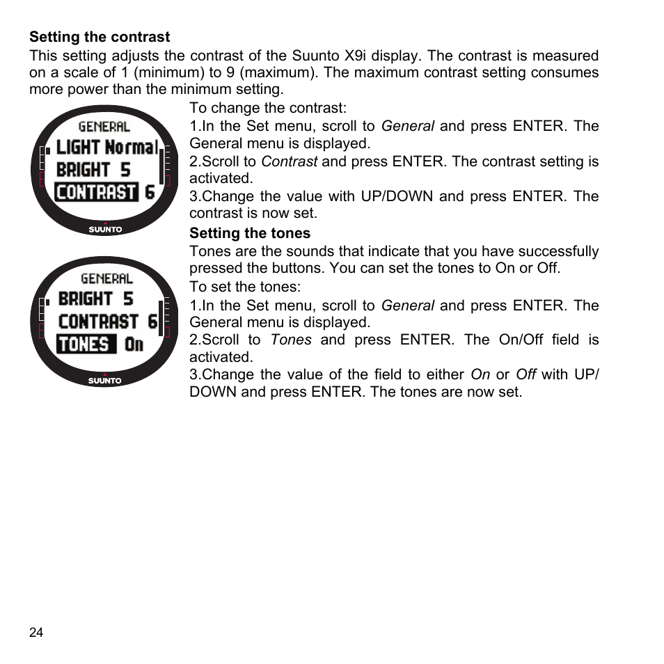 SUUNTO X9i User Manual | Page 25 / 97