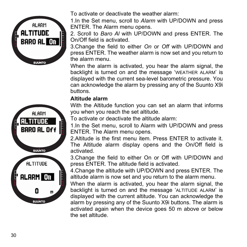 SUUNTO X9i User Manual | Page 31 / 97