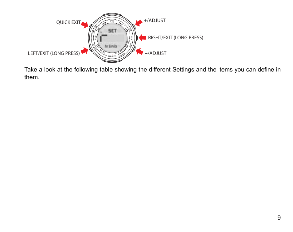 SUUNTO Stopwatch User Manual | Page 11 / 38