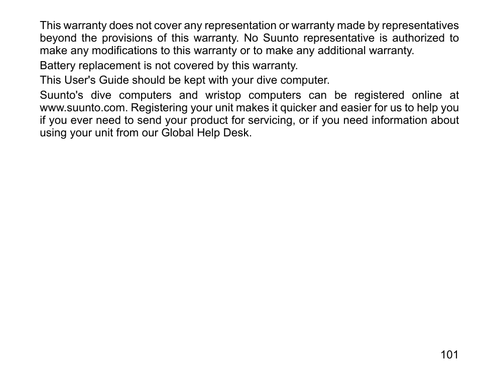 SUUNTO D6 User Manual | Page 101 / 110