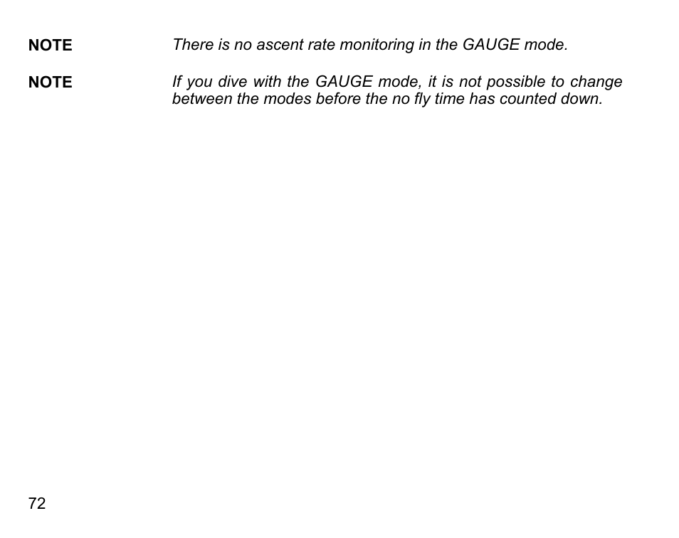 SUUNTO D6 User Manual | Page 72 / 110