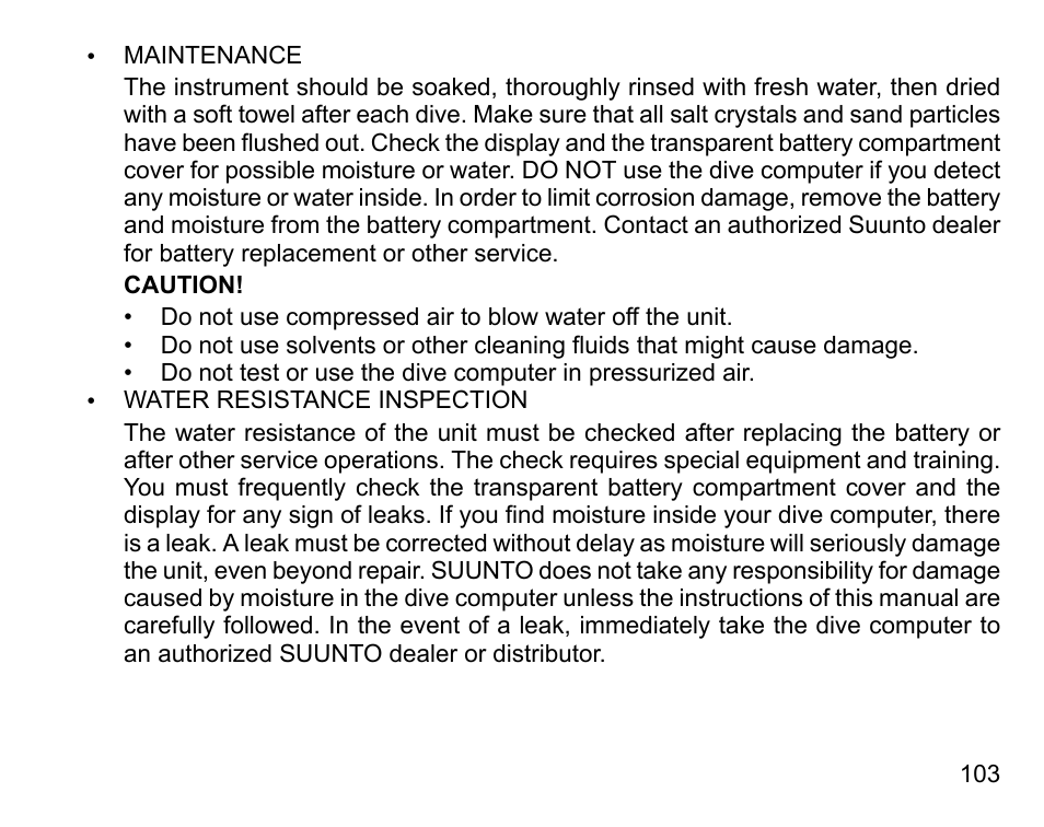 SUUNTO D6I User Manual | Page 102 / 130