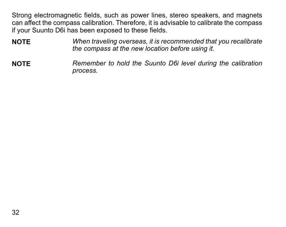 SUUNTO D6I User Manual | Page 31 / 130