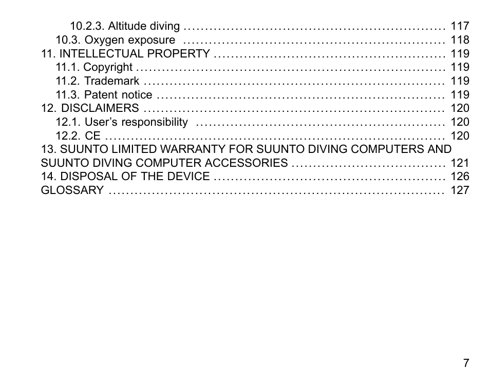 SUUNTO D6I User Manual | Page 6 / 130