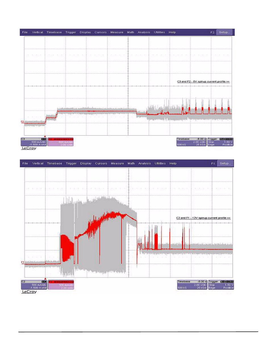 1 typical current profiles | Seagate BARRACUDA XT SERIES SATA ST32000641AS User Manual | Page 14 / 42