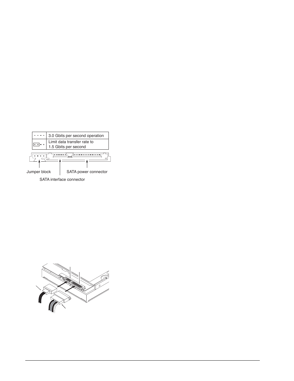 2 configuring the drive, 3 serial ata cables and connectors, Figure 1 | Serial ata connectors, Figure 2, Attaching sata cabling | Seagate SV35.3 Series Serial ATA ST3750330SV User Manual | Page 30 / 54
