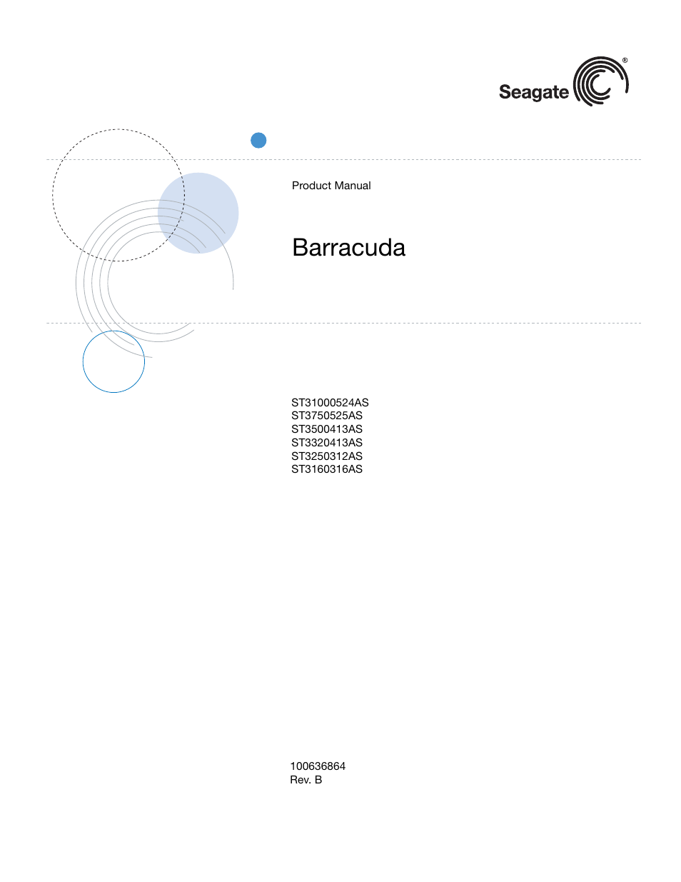 Seagate BARRACUDA ST3320413AS User Manual | 48 pages