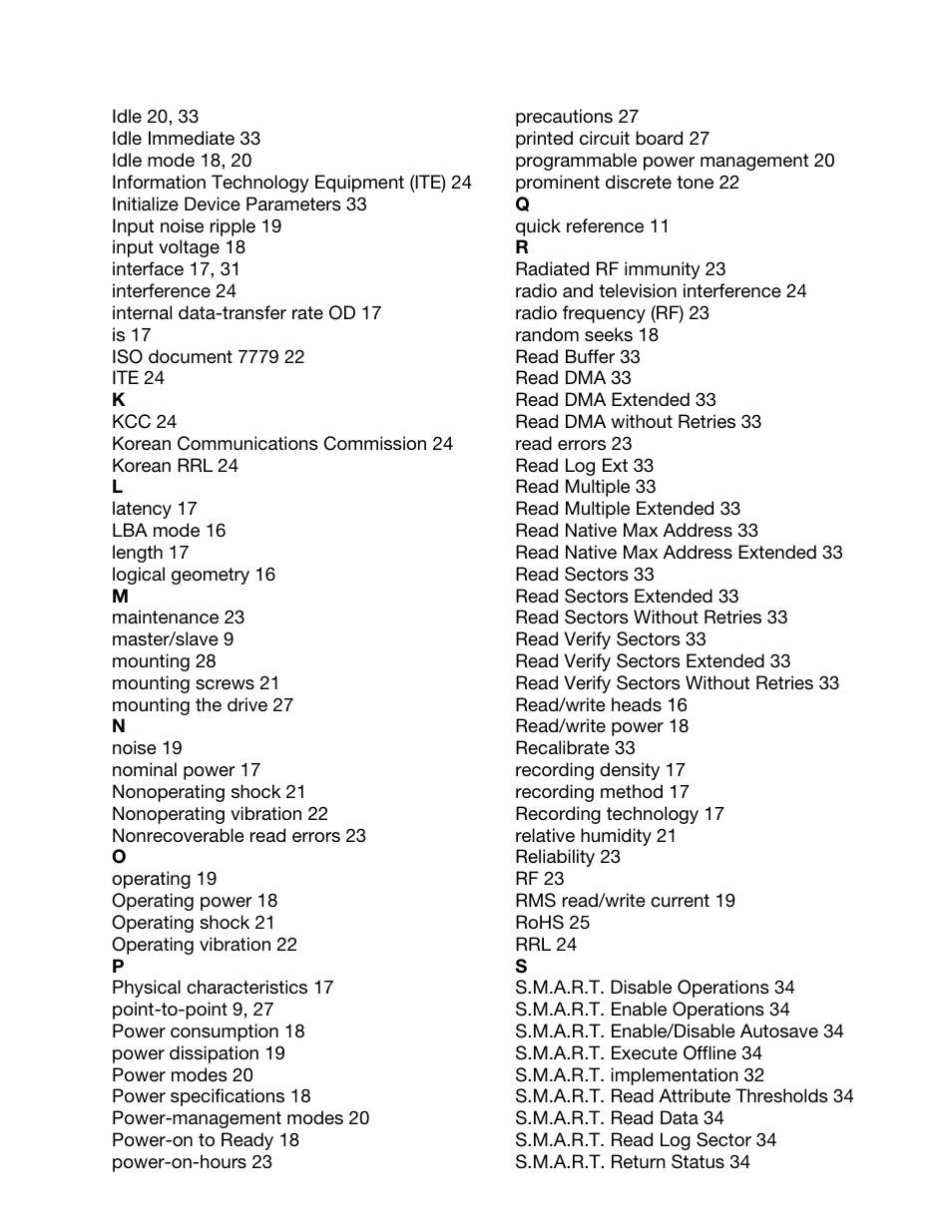 Seagate BARRACUDA ST3320413AS User Manual | Page 44 / 48