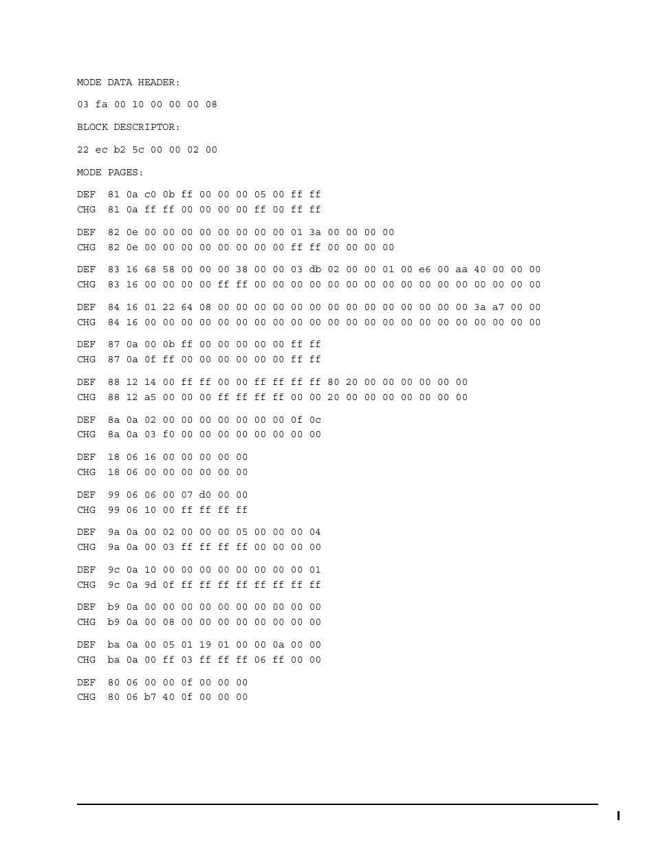 1 st3300655ss mode sense data | Seagate Cheetah 15K.5 SAS ST373455SS User Manual | Page 59 / 86