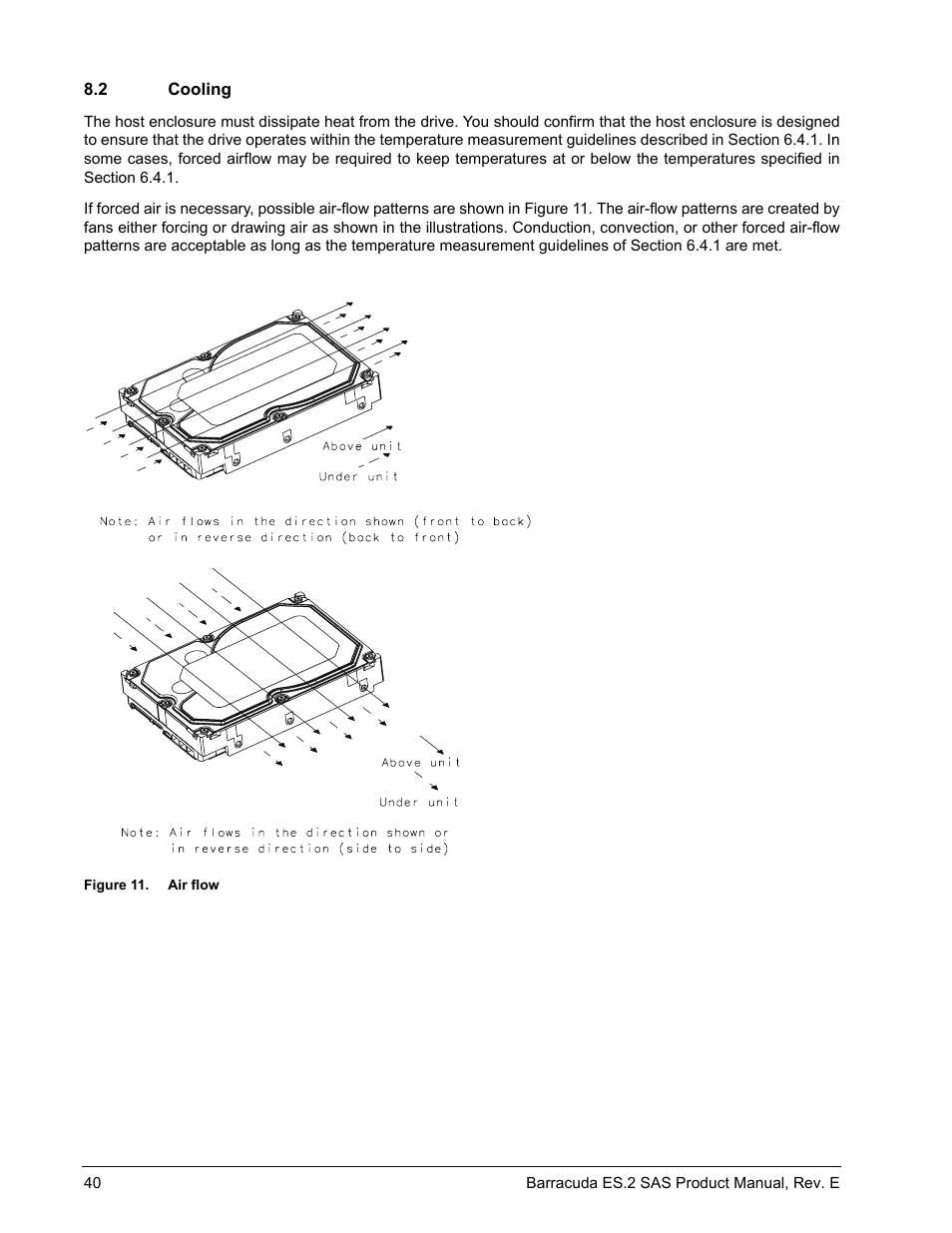 2 cooling, Cooling | Seagate BARRACUDA ST3500620SS User Manual | Page 44 / 82