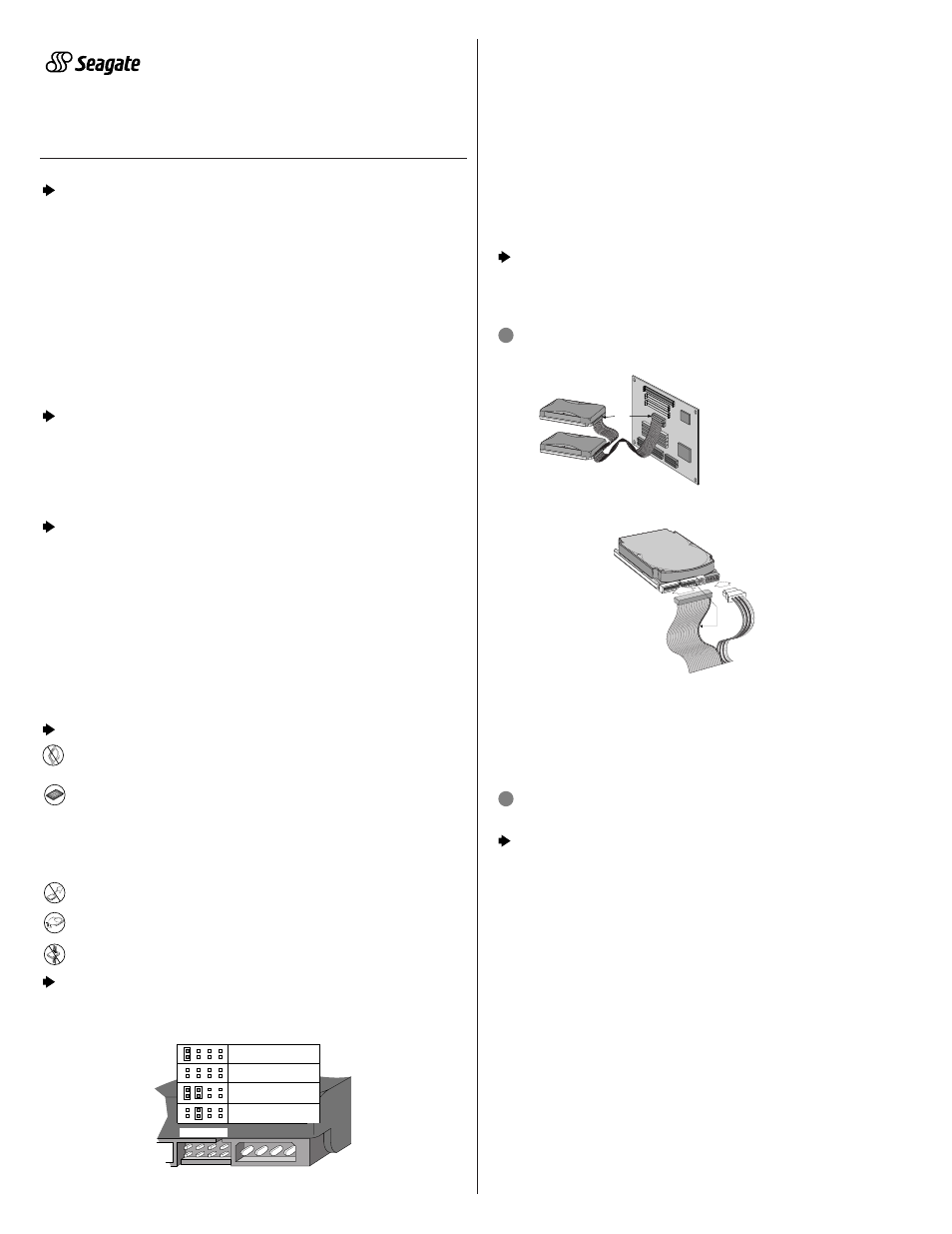 Seagate U10TM ST310212A User Manual | 2 pages