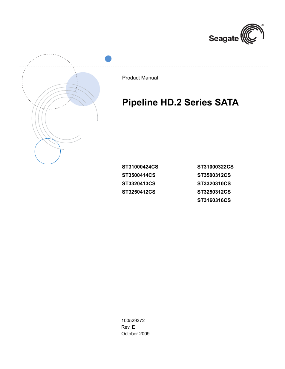 Seagate ST3500312CS User Manual | 50 pages