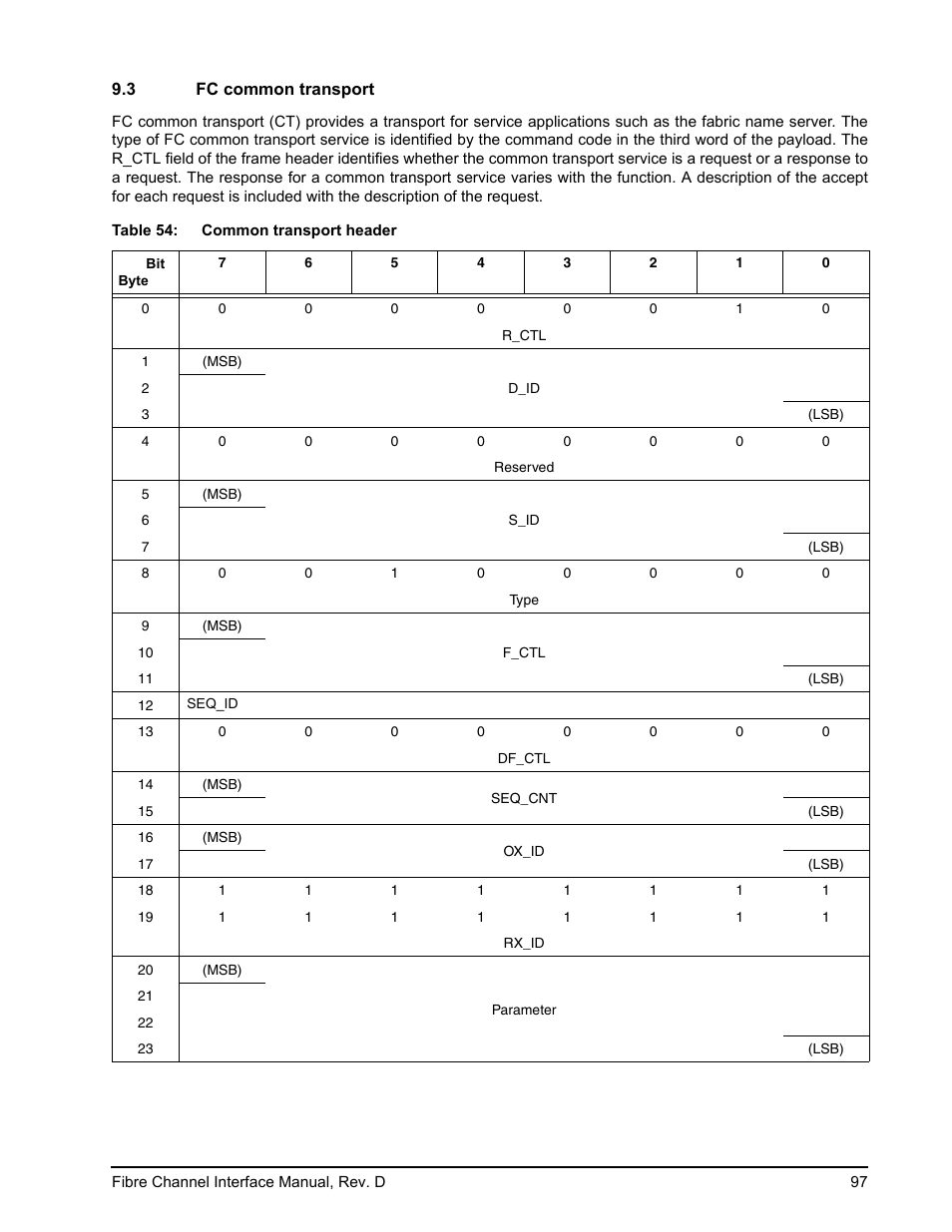 3 fc common transport, Fc common transport | Seagate Fibre Channel Interface User Manual | Page 111 / 432