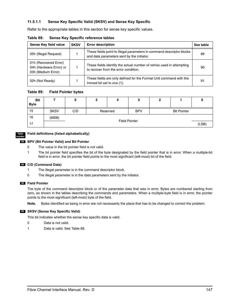 E section 11.5.1.1 | Seagate Fibre Channel Interface User Manual | Page 161 / 432