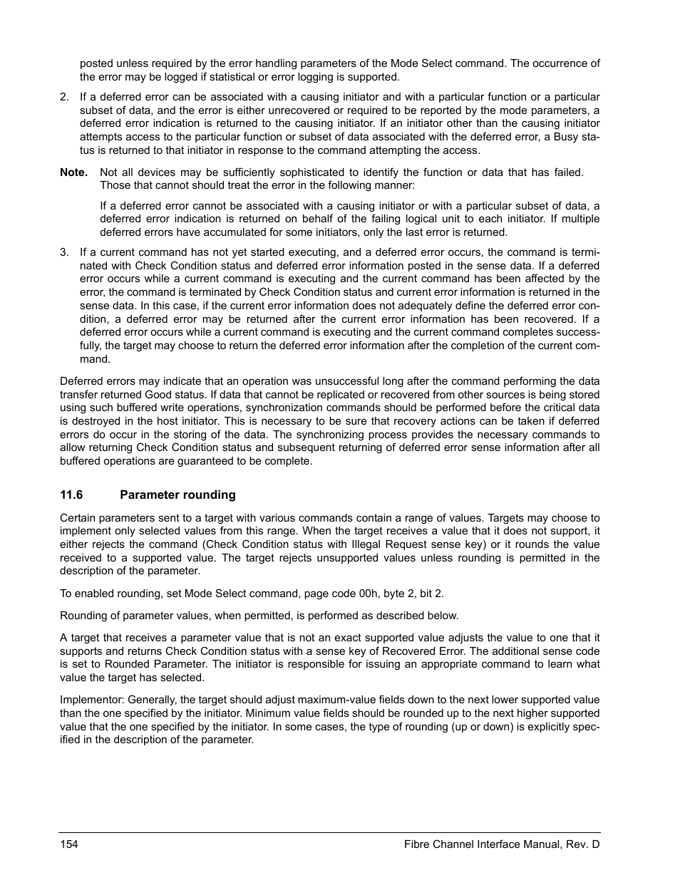 6 parameter rounding, Parameter rounding | Seagate Fibre Channel Interface User Manual | Page 168 / 432