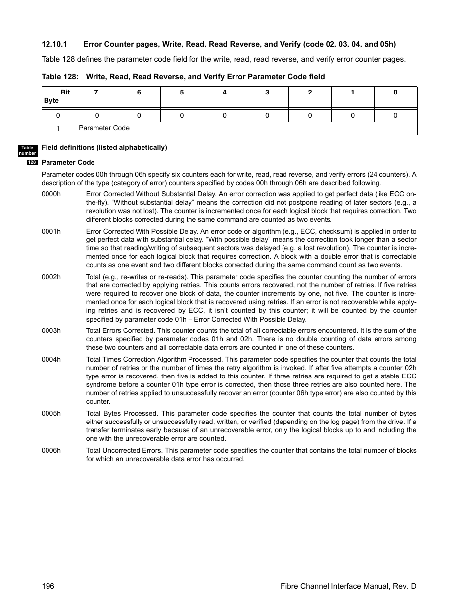 E 128) th, E 128 | Seagate Fibre Channel Interface User Manual | Page 210 / 432