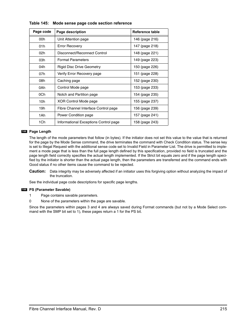 D 145), Ble 145, E 145). t | Seagate Fibre Channel Interface User Manual | Page 229 / 432