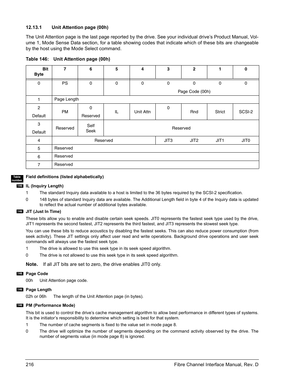 N 12.13.1, un, Ble 146) | Seagate Fibre Channel Interface User Manual | Page 230 / 432