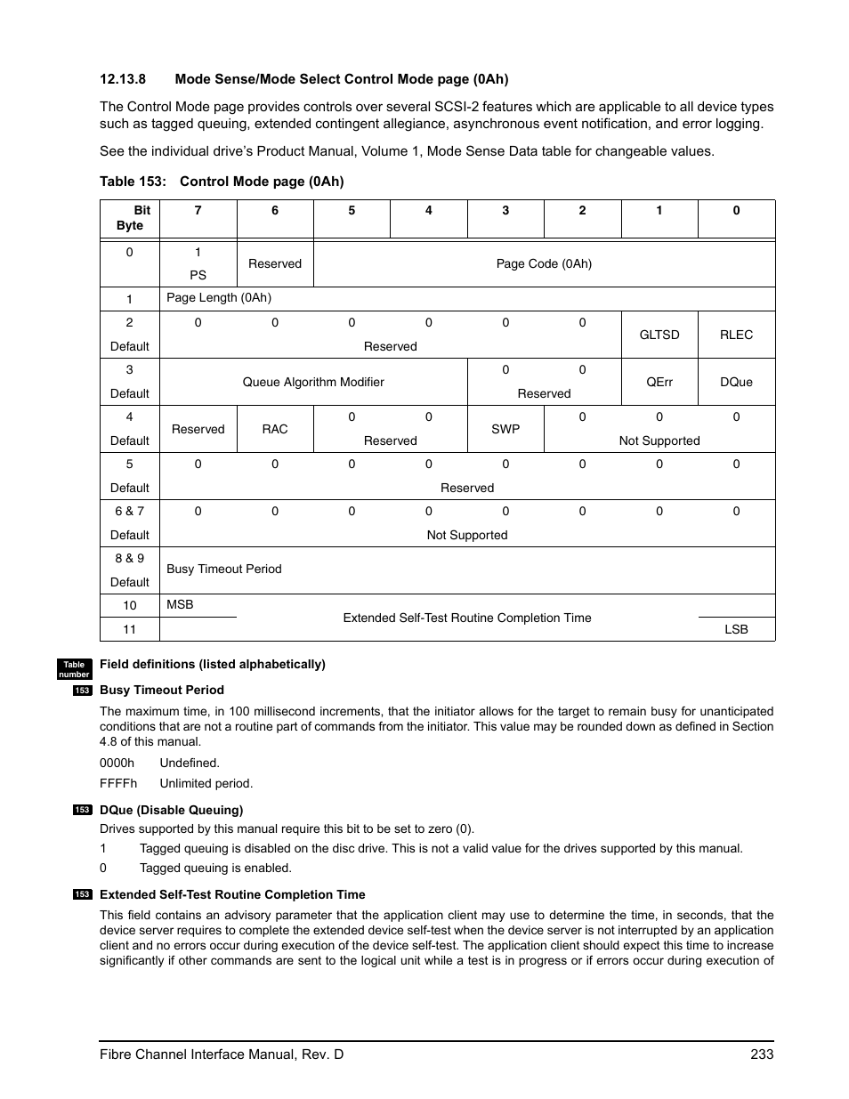 E 153) must al | Seagate Fibre Channel Interface User Manual | Page 247 / 432