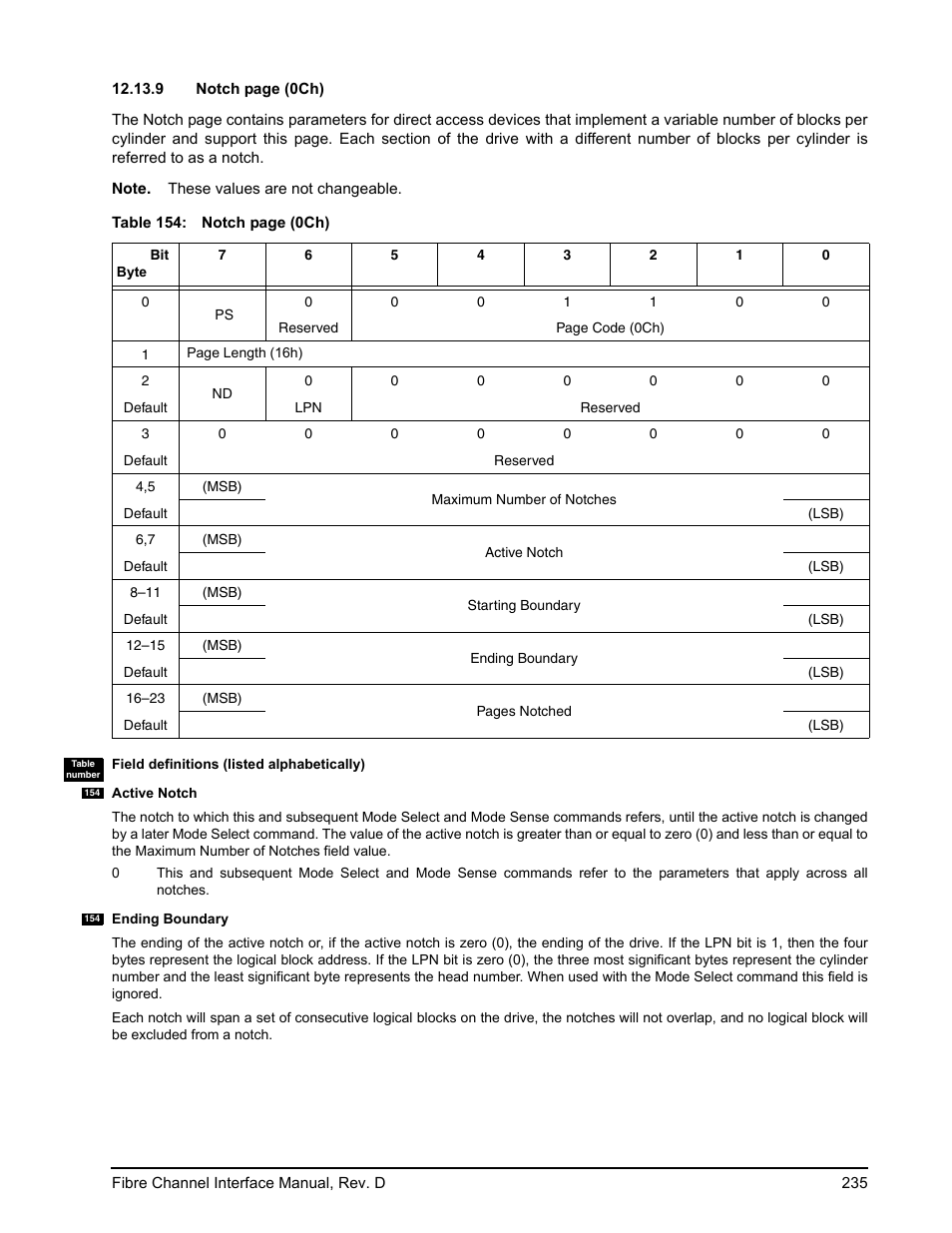 Seagate Fibre Channel Interface User Manual | Page 249 / 432