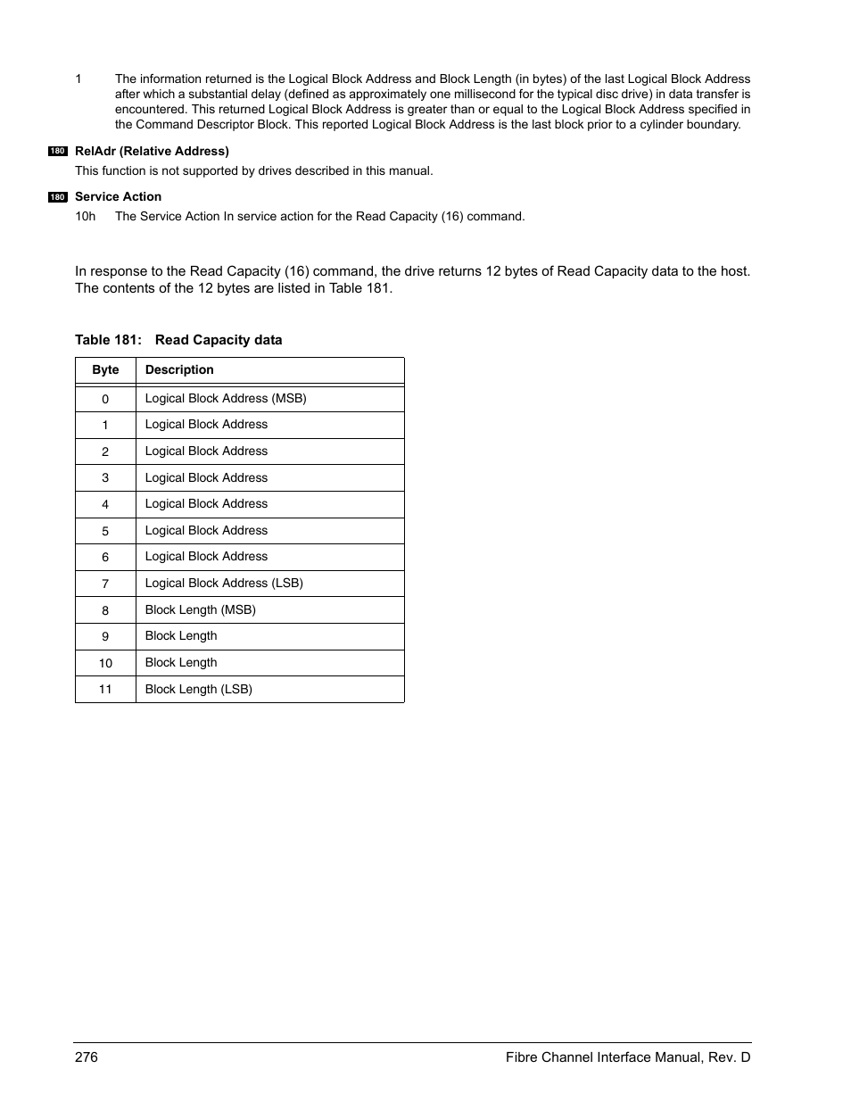 Seagate Fibre Channel Interface User Manual | Page 290 / 432