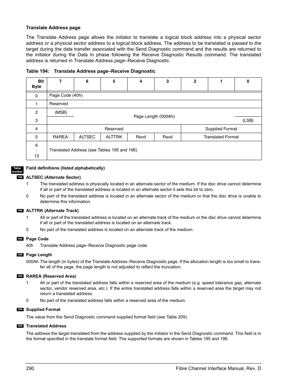Seagate Fibre Channel Interface User Manual | Page 304 / 432