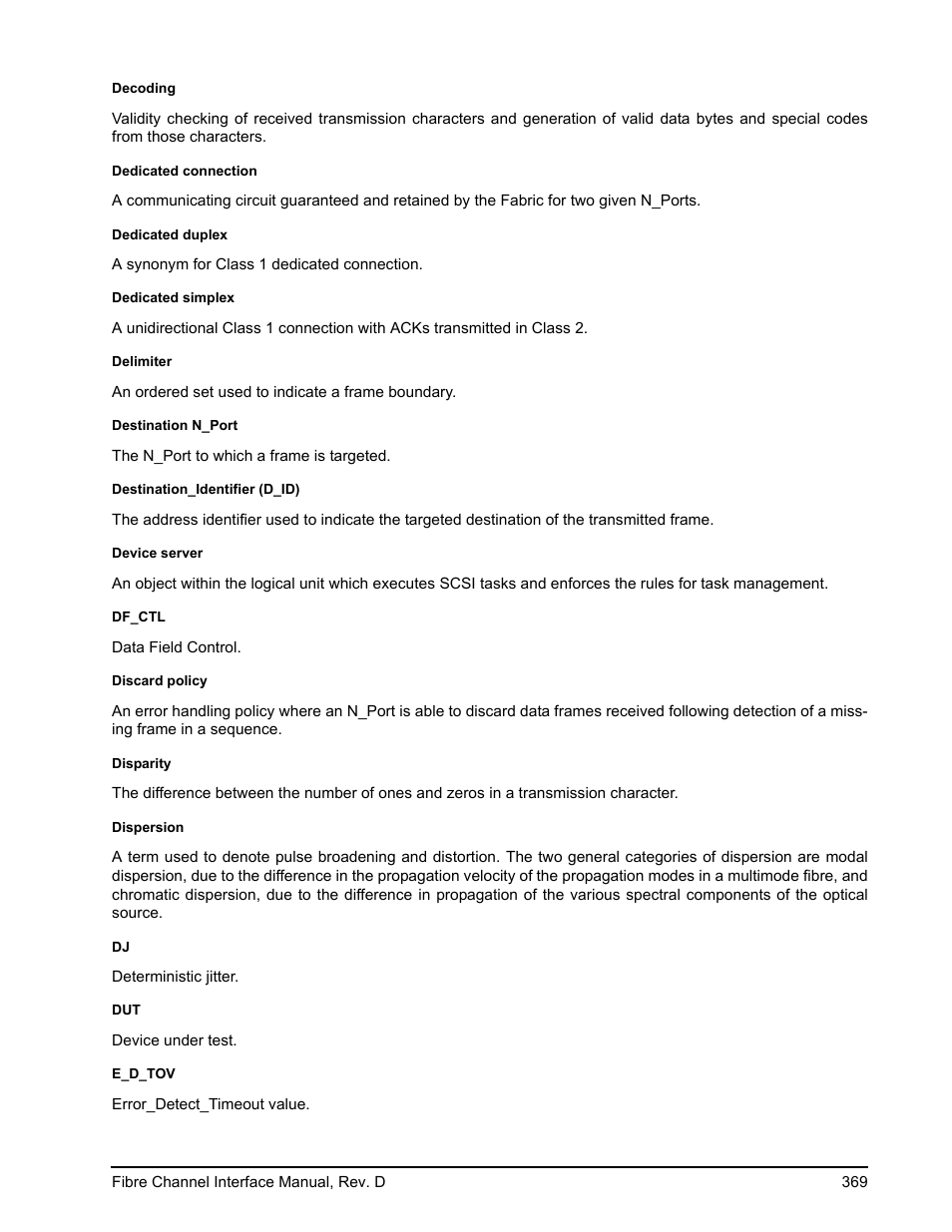 Seagate Fibre Channel Interface User Manual | Page 383 / 432