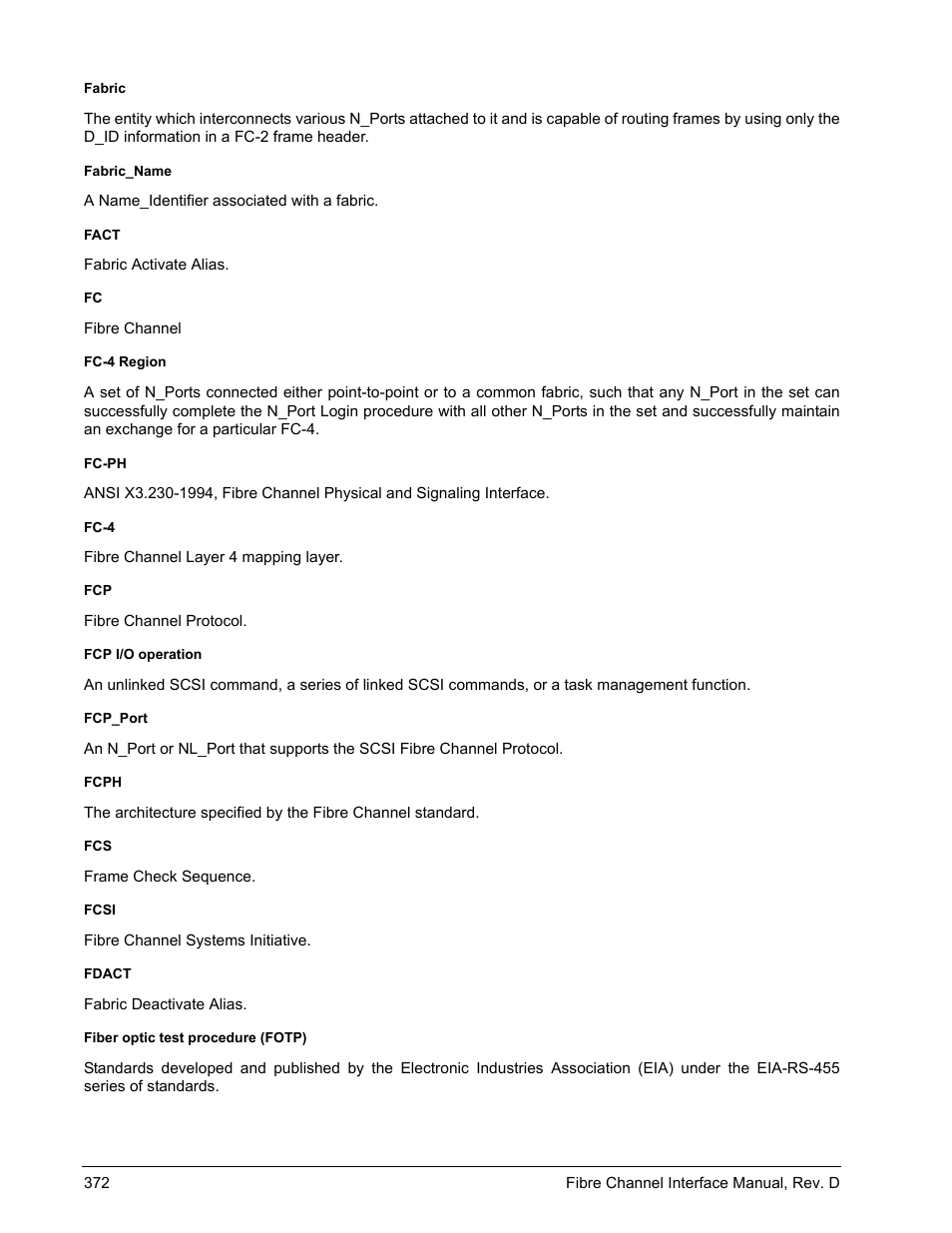 Seagate Fibre Channel Interface User Manual | Page 386 / 432