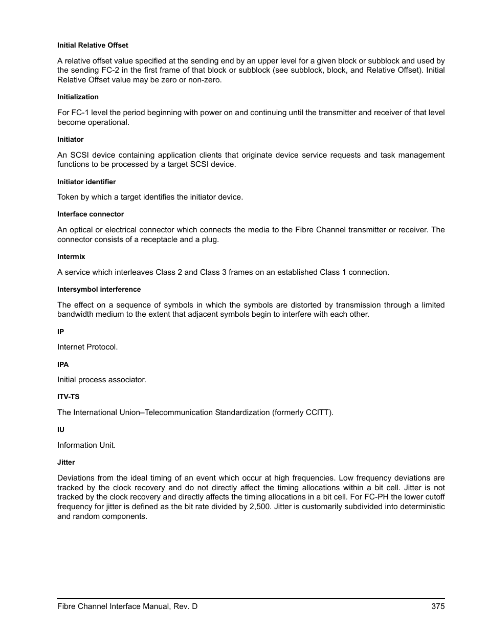 Seagate Fibre Channel Interface User Manual | Page 389 / 432