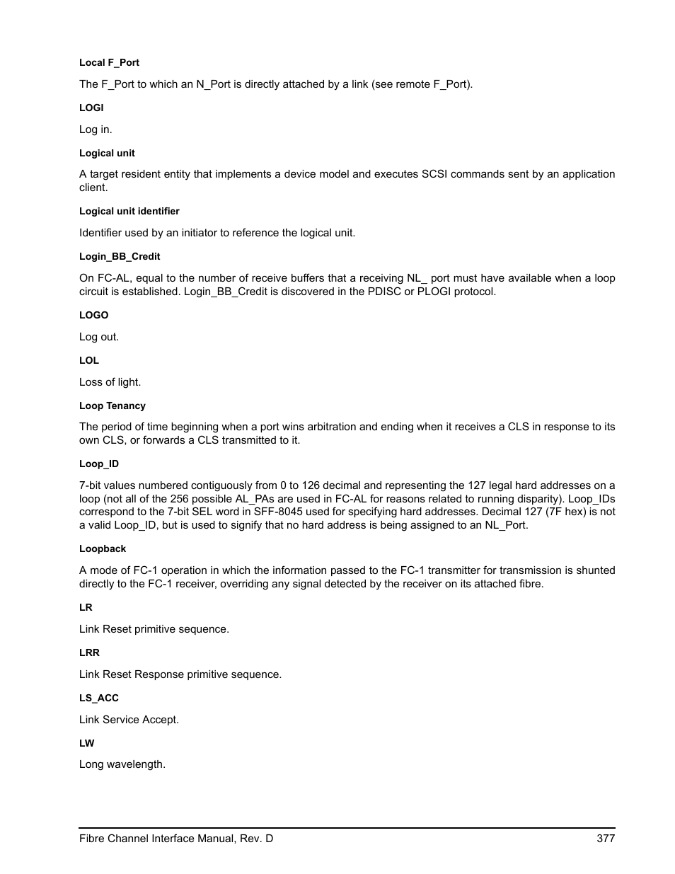 Seagate Fibre Channel Interface User Manual | Page 391 / 432