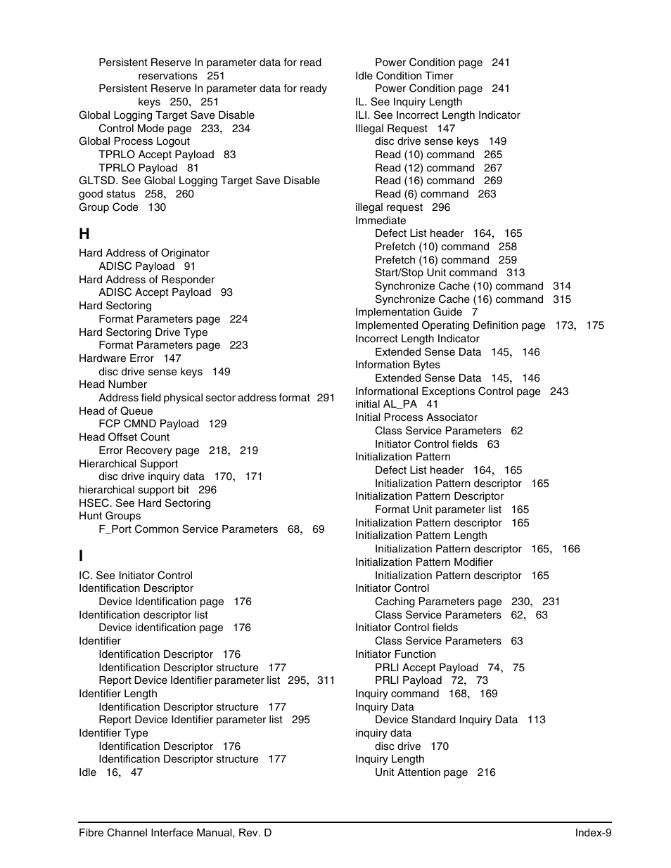Seagate Fibre Channel Interface User Manual | Page 415 / 432