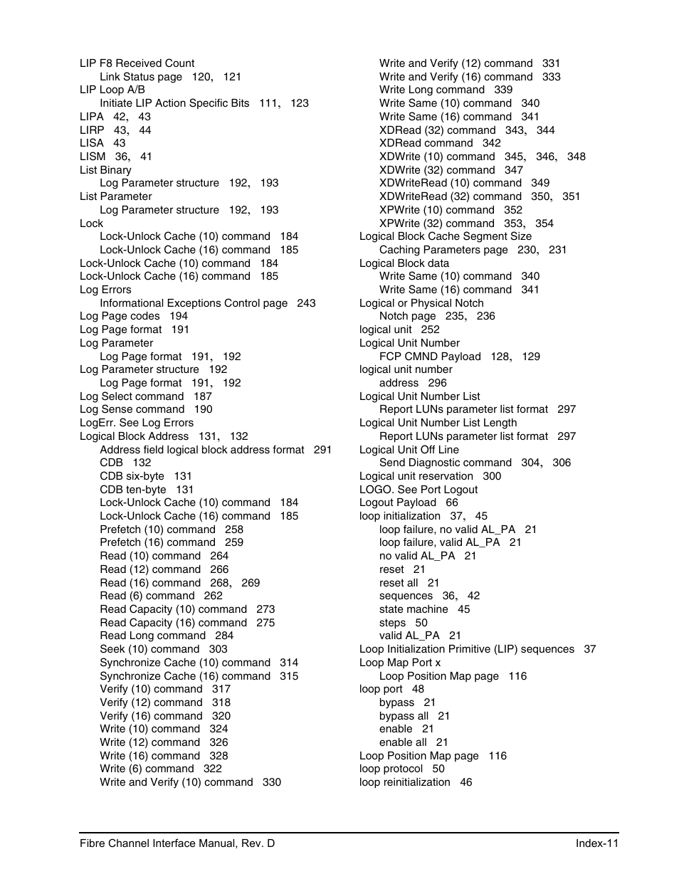 Seagate Fibre Channel Interface User Manual | Page 417 / 432