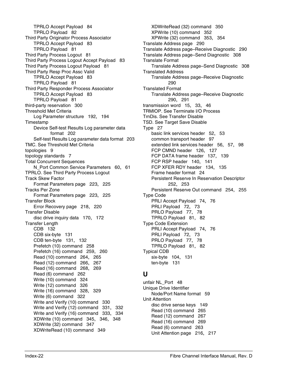 Seagate Fibre Channel Interface User Manual | Page 428 / 432