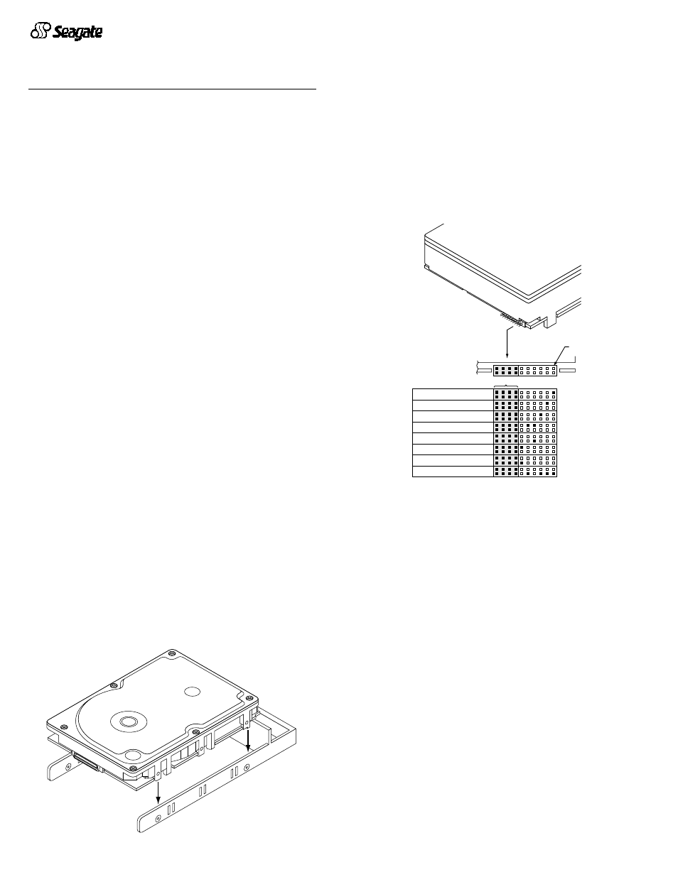 Seagate CHEETAH 73LP User Manual | 2 pages