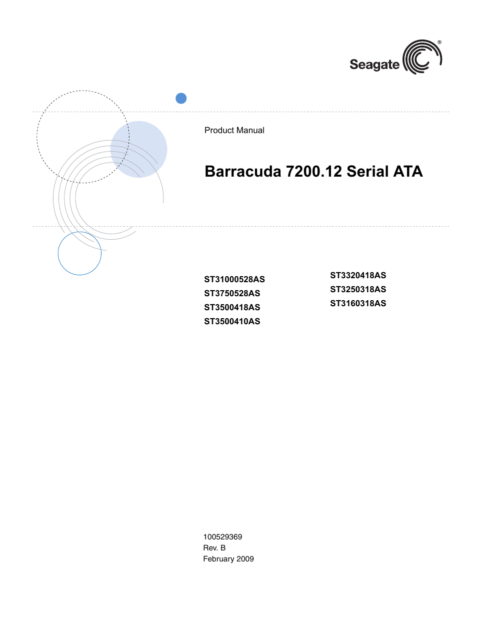 Seagate BARRACUDA ST3160318AS User Manual | 48 pages