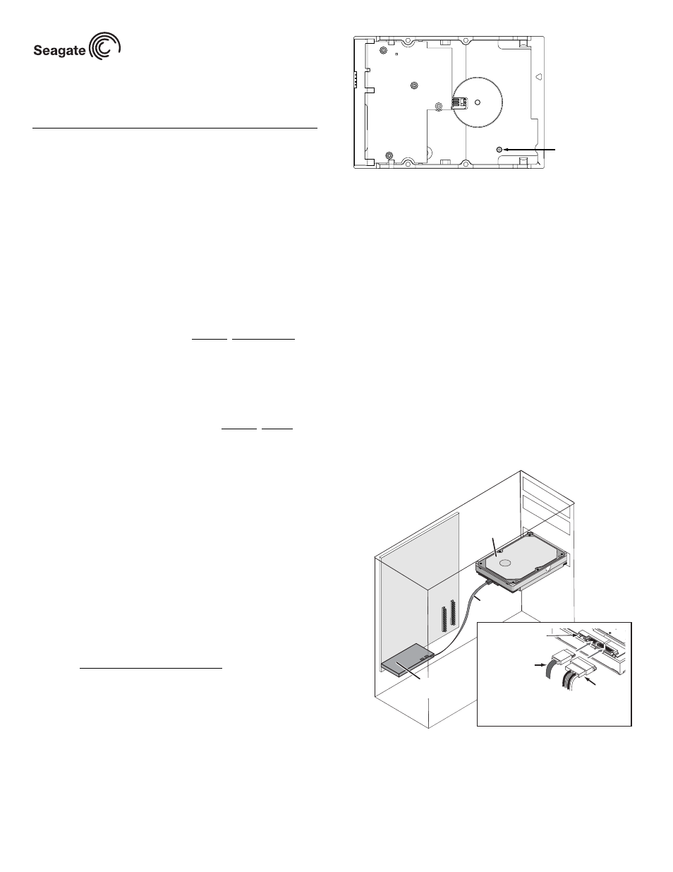 Seagate Barracuda ST380819AS User Manual | 2 pages