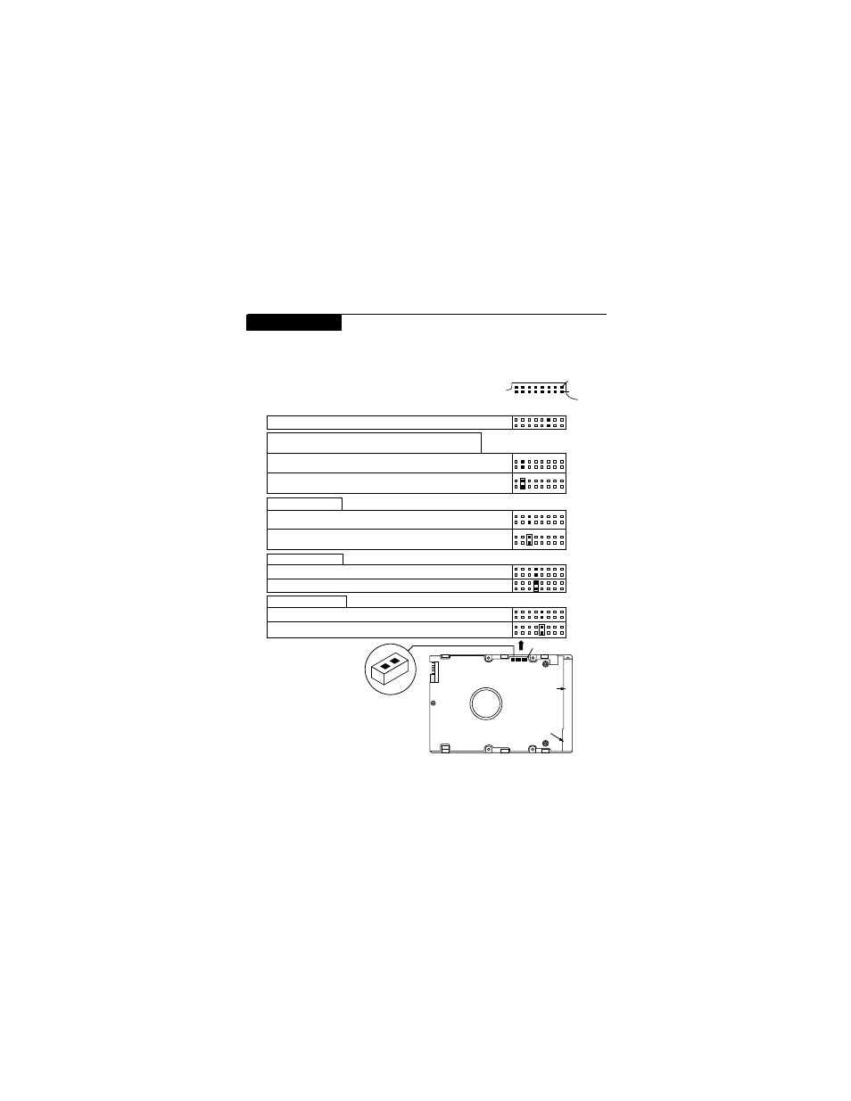 Other applicable jumper options, N drives other applicable jumper options, 42 cheetah 9 installation guide, rev. b | Seagate CHEETAH 9 ST19101N/W/WC/WD/DC User Manual | Page 44 / 56