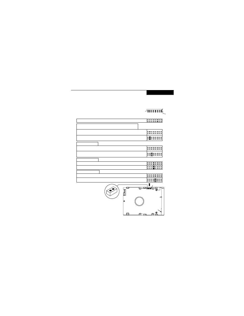 Other applicable jumper options, W/wd drives other applicable jumper options, Cheetah 9 installation guide, rev. b 47 | Seagate CHEETAH 9 ST19101N/W/WC/WD/DC User Manual | Page 49 / 56