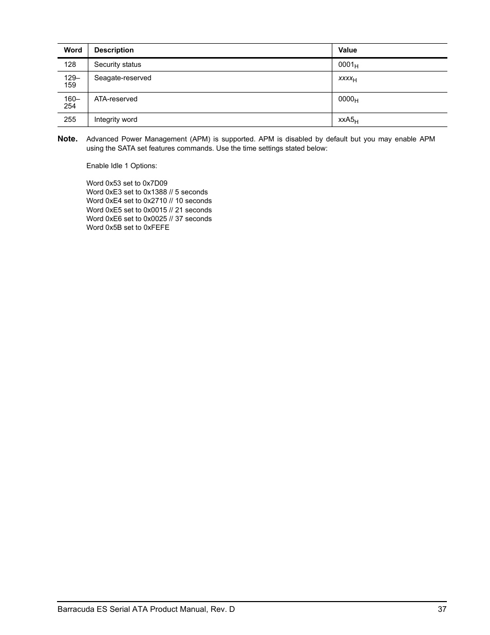 Seagate BARRACUDA ES SERIAL ATA ST3750640NS User Manual | Page 43 / 54